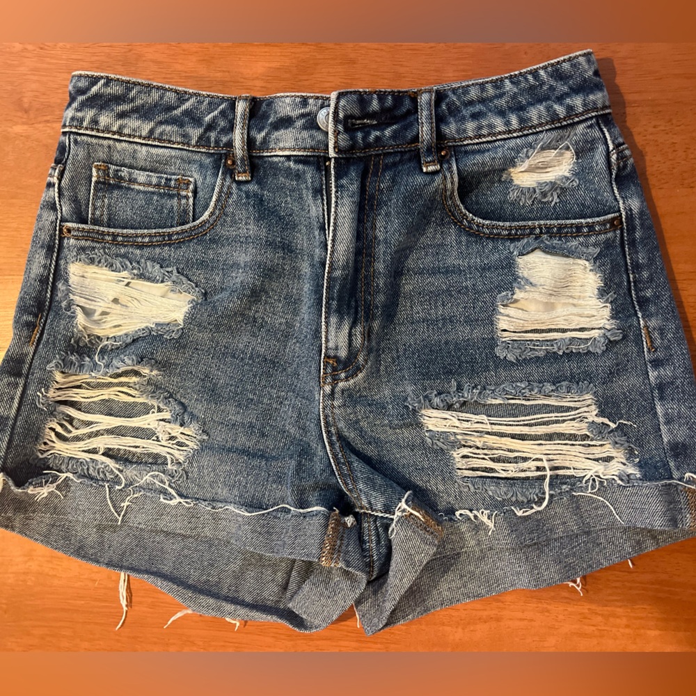 PacSun Medium Wash Denim Shorts